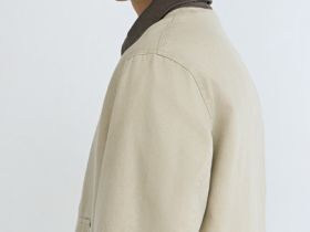 Утеплённая куртка из канваса, Бежевый