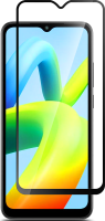 Стекло защитное Xiaomi REDMI A1+ Черная рамка