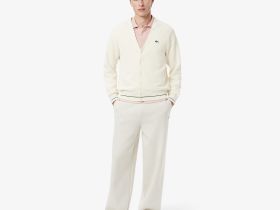 Мужское поло L.12.12 из меланжевой ткани