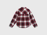 Рубашка в клетку для девочек, Фиолетовый