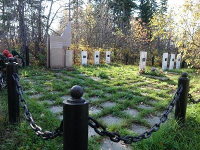 Братская могила участников Енисейско-Маклаковского восстания против колчаковского режима в феврале 1919 года