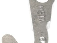 Держатель заднего переключателя &quot;петух&quot; Meta №221 фрезерованный (серебристый)