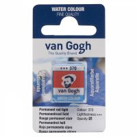 Акварель Talens "Van Gogh" в кювете Красный светлый устойчивый