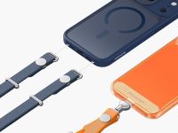 Ремешок-кроссбоди Keephone Bandon Magnetic Strap для смартфона (синий)