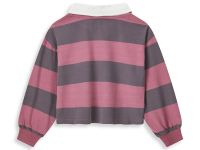 Поло с длинным рукавом для девочки