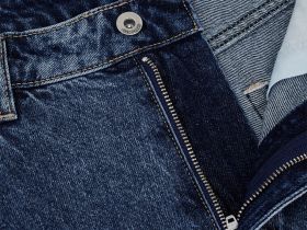 Свободные джинсы с высокой посадкой