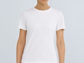 Базовая футболка из хлопка, Белый