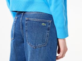 Женские прямые джинсы Lacoste