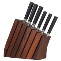 Подставка для ножей универсальная Woodinhome KS023UTWN, термоясень