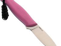 Нож Колибри, сталь N690, рукоять G10 розовая