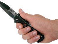 Нож складной Cold Steel Counter Point I, сталь AUS-10A, рукоять Griv-Ex, черный