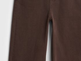 Джинсы Wide leg для девочек, Коричневый