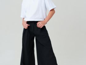 Брюки текстильные для девочек