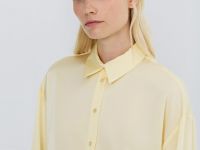 Блузка из сатина, Желтый
