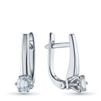 Серьги из белого золота э4712сг03220202