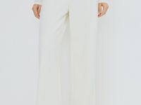 Широкие брюки с лампасами, Бежевый