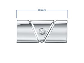 Запонки из серебра э0612зп01181200