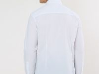 Рубашка из эластичной ткани, Белый