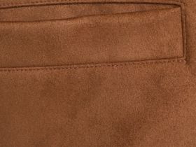 Куртка из искусственной замши с бахромой для девочек, Оранжевый