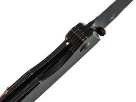 Складной нож Kansept Chimera blackwash сталь S35VN, рукоять Blackwash Titanium