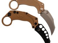 Складной нож Reate EXO-K, сталь N690, рукоять Tan Aluminum