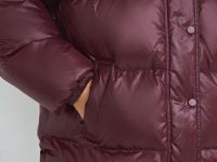 Пуховик с натуральным утеплителем, Фиолетовый