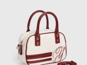 Сумка из искусственной кожи для девочек, Белый