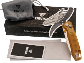 Складной карманный нож Dragonfly-Y с фиксатором оси, 2,99 дюйма, лезвие из стали 14C28N, рукоятка из PEI