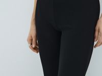 Трикотажные треггинсы, Черный