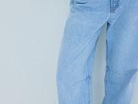 Джинсы Balloon со средней посадкой, Голубой