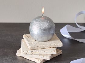 Свеча Fiamma Silver круглая II