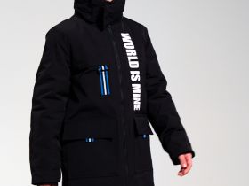 Пальто текстильное с полиуретановым покрытием для мальчиков