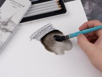 Набор карандашей акварельных графитных Малевичъ "GrafArt", 5 шт