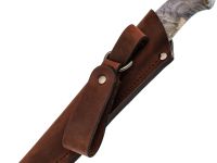 Рыбацкий нож Панцуй, сталь M398, рукоять кап березы