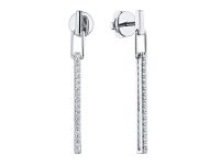 Пусеты из белого золота с бриллиантами э4701пс02203580