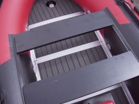 Лодка ПВХ STORMLINE Flexiteek 310 (черно-зеленая/красно-черная)