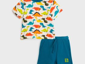 Комплект детский трикотажный для мальчиков: фуфайка (футболка), шорты