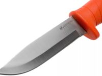 Нож с фиксированным клинком Boker Knivgar Sar Orange, сталь 420A, рукоять пластик