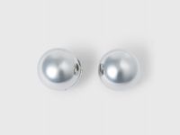 Серьги-пусеты, Серебряный