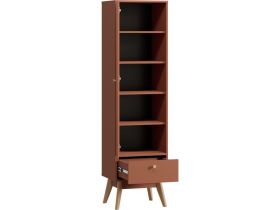 Распашной шкаф Торвалль 1.1-50x185 Терракотовый