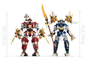 Ninjago 71870 Конструктор Механические Титаны-Близнецы