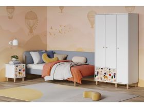 Шкаф детский Трикси 3-105x190 Зоо