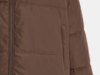 Утепленная куртка с воротником-стойкой