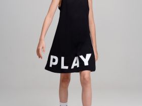 Комплект трикотажный для девочек: сарафан, фуфайка (футболка)