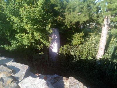 Надгробие над могилой видного башкирского просветителя, общественного и религиозного деятеля Габдуллы Саитбатталова