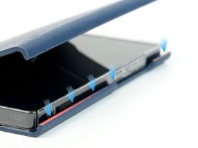 Чехол Araree Bonnet Stand для Galaxy S25 Ultra кожа синий