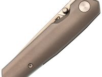 Складной нож Bestech VK-Kuze, сталь Magnacut, рукоять титан, серый