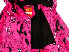 Комплект текстильный с полиуретановым покрытием для девочек: куртка, полукомбинезон