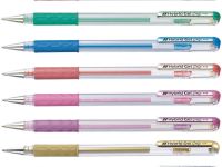 Ручка гелевая Pentel "Hybrid gel Grip" 0,8 мм, стержень белый