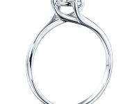 Кольцо из белого золота с бриллиантами э4001кц09200304